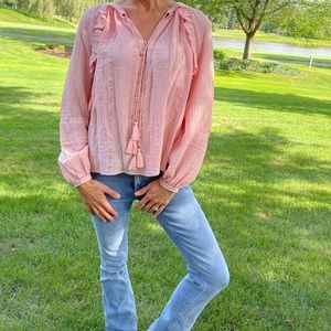 NWT Rebecca Minkoff Charlize V-neck Top